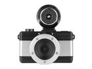 Lomography Fisheye Baby 110 Film Camera Full 13mm Dia Fisheye Plastic Lens Metal