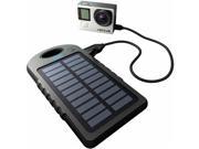 GoPole 5000mAh Dualcharge USB Power Bank Solar Charger for GoPro Cameras and Mobile
