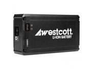 Westcott 10.4Ah Rechargeable Li ion Battery for Flex 10x3 10x10 1x 1 LED Mats