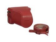 Pentax O CC1512 Leather Case for Q S1 Camera Red 38518