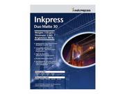 Inkpress Duo Matte 44 Inkjet Printer Paper Double Sided 17x22 50 Sheets