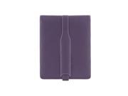 M Edge Genuine Leather Platform Jacket for Apple iPad Pebbled Purple PAD1GLPP