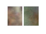 Botero 801 10x24 Muslin Double Sided Backgrounds Brown Tan Green Violet