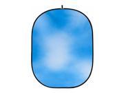 Botero Backgrounds 008 5x7 Collapsible Background Sky Blue White 10106