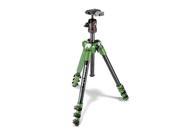 Manfrotto MKBFRA4G BH BeFree Compact Travel Aluminum Alloy Tripod Green