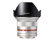 Rokinon 12mm F 2.0 Ultra Wide Angle Lens for Samsung NX Mount Silver