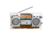 Sangean FM Stereo RBDS AM Digital Tuning Portable Receiver Clear PR D5 CL