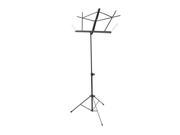 On Stage SM7122B Compact Sheet Music Stand Black