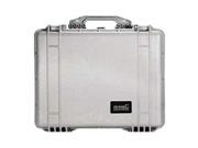 Pelican 1550 Watertight Hard Case with Dividers Silver Gray 1550 004 180