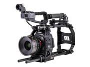Redrock Micro 15mm ultraCage Black Studio Bundle for Canon C100 8 129 0010