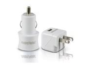 Rayovac PSUSB 2A 2.1A USB Car Charger 1.0A USB Wall Charger Combo Pack