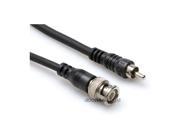 Hosa Technology 6 BNC Male to RCA Male 75 ohm Video Coax Cable BNR106