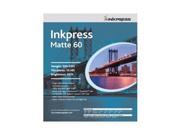 Inkpress PP601350 Matte 60 Inkjet Paper 13inx50ft Roll