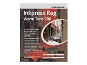 Inkpress PRWT200111425 Rag Warm Tone Paper 11x14in 25