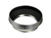 Olympus LH 48B Silver Metal Lens Hood for M.ZUIKO Digital 17mm f1.8 Lens