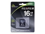 Fujifilm 16GB Class 10 UHS 1 SDHC Memory Card 600012522