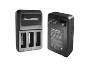 Adorama PT G4 3 Bay Charger for GoPro Hero4 AHDBT 401 Battery