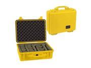 Pelican 1520 Watertight Hard Case with Dividers Yellow 1520 004 240
