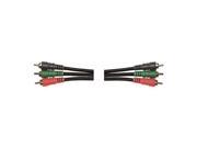 Hosa VCC303 9.9 ft. Component Triplex Video Cable 3 RCA Male to 3 RCA Male