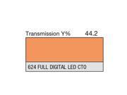 Lee Filters Full Digital LED CTO 24x21 Gel Filter Sheet 624DLS