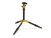 MeFOTO BackPacker Travel 5 Section Aluminum Tripod Kit Yellow A0350Q0Y