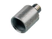 K M 21600.000.29 Zinc Coated Thread Adapter with Knurled Surface