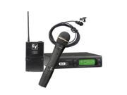 Electro Voice RE2 Combo Handheld and Lavalier Wireless Mic System A 648 676MHz
