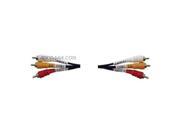Hosa VRA304 13.2 ft Audio Video Cable 3 RCA Male to 3 RCA Male YRW