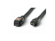 Tether Tools Pro FireWire 800 400 9 Pin to 4 Pin 15 Cable Black FWBI49BLK