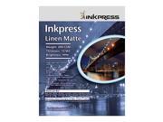 Inkpress LM24100 Linen Matte Paper 24inx100ft Roll