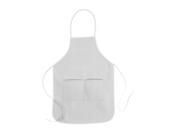 Alvin Heritage Natural Canvas Aprons Standard 23.5 x 24.5 Inches White
