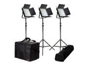 iKan IFB1024 3 Point LED Light Kit with AB Battery Mount Plate IFB1024 A KIT
