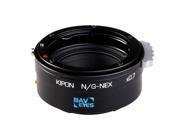 Kipon Lens Mount Adapter from Nikon G To Sony Nex Body KP LA NEX NKG