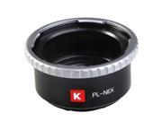Kipon Professional Lens Mount Adapter from PL To Sony NEX Body KP LA NEX PL