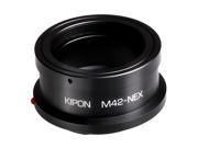 Kipon Lens Mount Adapter from Pentax Screw M42 To Sony Nex Body KP LA NEX PXS
