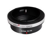 Kipon Lens Mount Adapter from Canon Fd To Fuji X Body KP LA FJX CA
