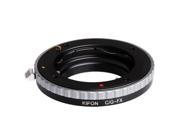 Kipon Lens Mount Adapter from Contax G To Fuji X Body KP LA FJX COG WG