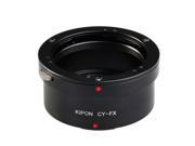 Kipon Lens Mount Adapter from Contax Yeshica To Fuji X Body KP LA FJX CY