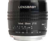Lensbaby Velvet 56mm f 1.6 Lens for Sony Alpha E Cameras LBV56BX