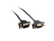 Comprehensive 0.5 Pro AV IT Series Micro VGA Male to Female Panel Mount Cable