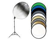 Savage 43 9 in 1 Round Photo Reflector Kit with Stand RF9 KIT