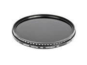 Bower 62mm Variable Neutral Density ND Filter 2 to 8 Stops FN62