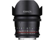 Rokinon 10mm T3.1 Cine DS Wide Angle Lens for Canon EF S Mount DS10M C