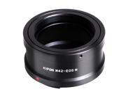 Kipon Lens Mount Adapter from Pentax Screw M42 to Canon EOS M Body KPLAEOSMPXS