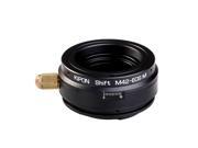 Kipon Shift Lens Mount Adapter from Pentax Screw M42 to Canon EOS M Body