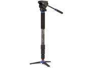 Benro Hybrid 9X Carbon Fiber Series 4 Monopod Kit with S4H Head 4 Section