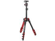 Manfrotto Befree One Alu Lightweight Tripod with Ball Head Red MKBFR1A4R BHUS