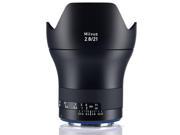 Zeiss 21mm f 2.8 Milvus ZE Lens for Canon EOS DSLR Cameras 2096 549