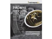 Inkpress Pro Fiber Satin Cool Tone Bright White InkJet Paper 8.5x11 25 Sheets