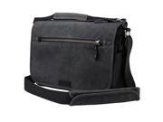 Tenba Cooper 13 Slim Bag for Mirrorless DSLR Camera Gray Canvas Black Leather